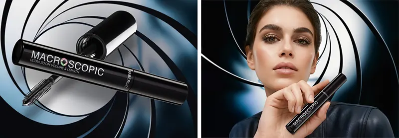 Удлиняющая тушь для ресниц Macroscopic